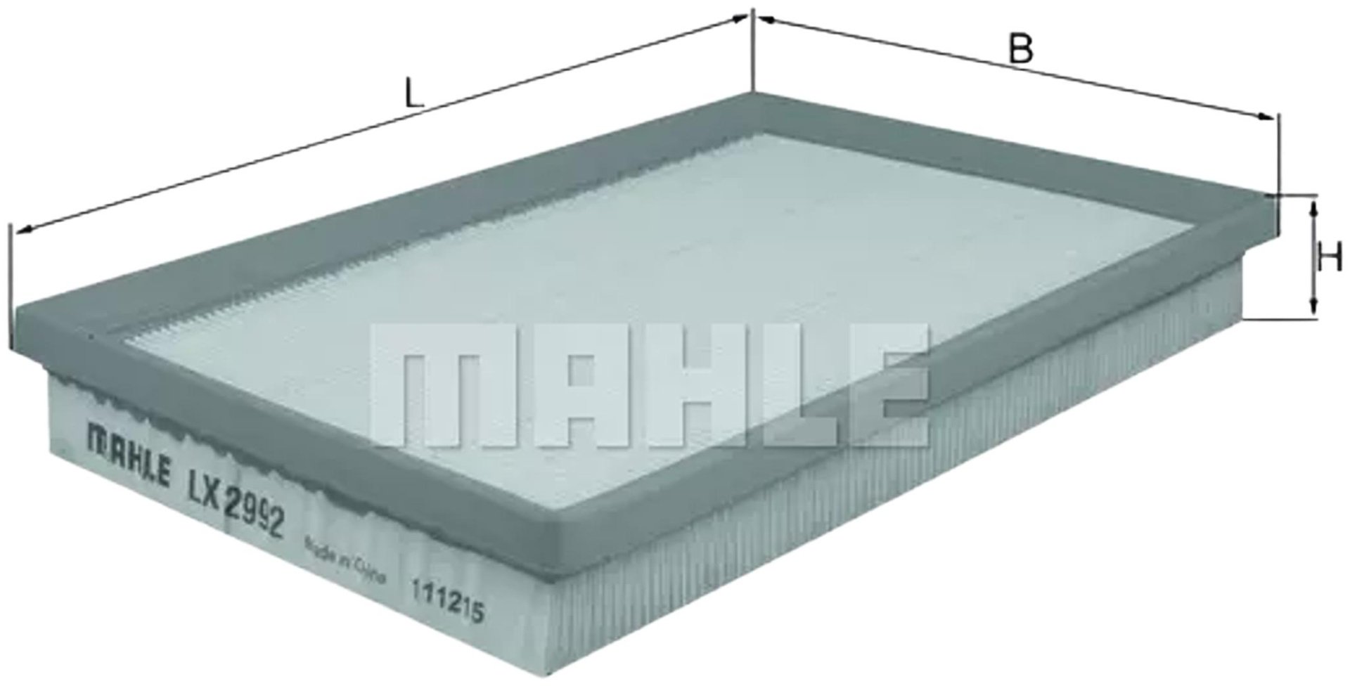 MAHLE воздушный фильтр LX2992 купить,NaN