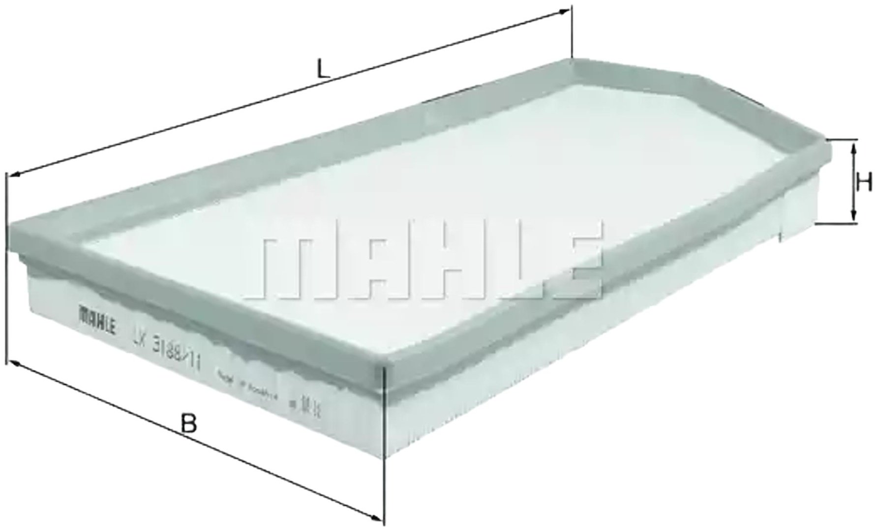MAHLE воздушный фильтр LX318811 купить,NaN