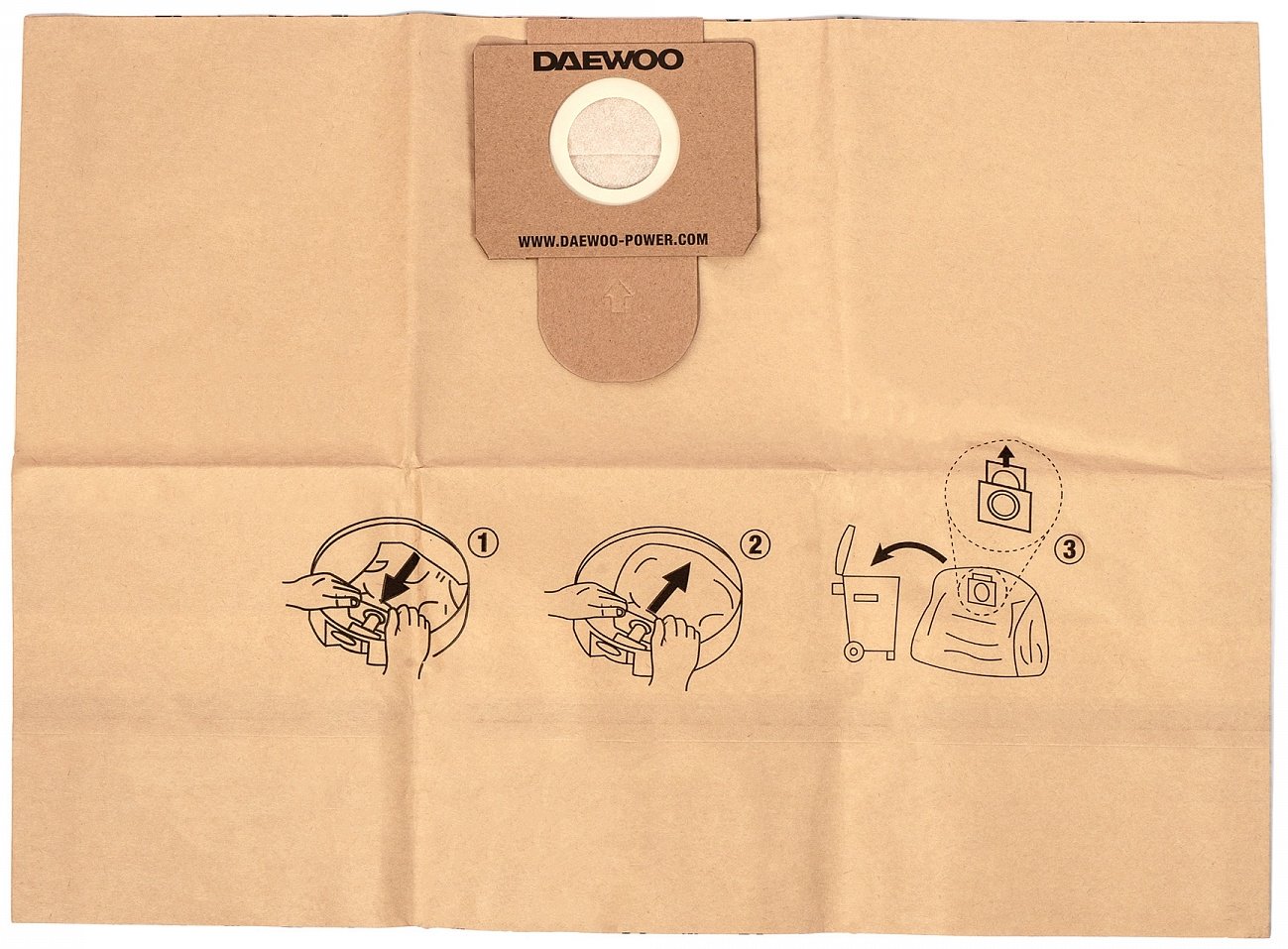 Фильтр для пылесоса Daewoo DAVC 60PB 3 шт