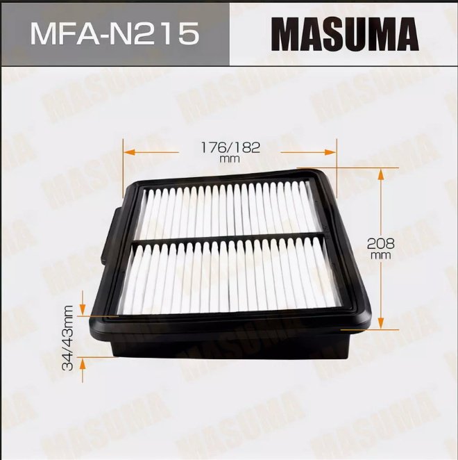 MASUMA воздушный фильтр MFAN215 купить,NaN