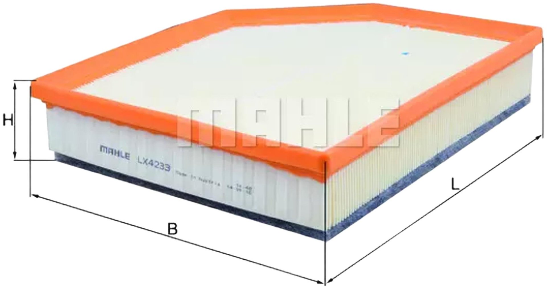 MAHLE воздушный фильтр LX4233 купить,NaN