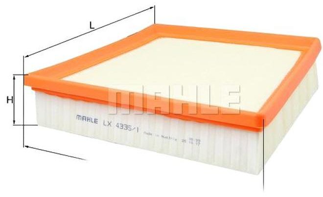 MAHLE воздушный фильтр LX43351 купить,NaN