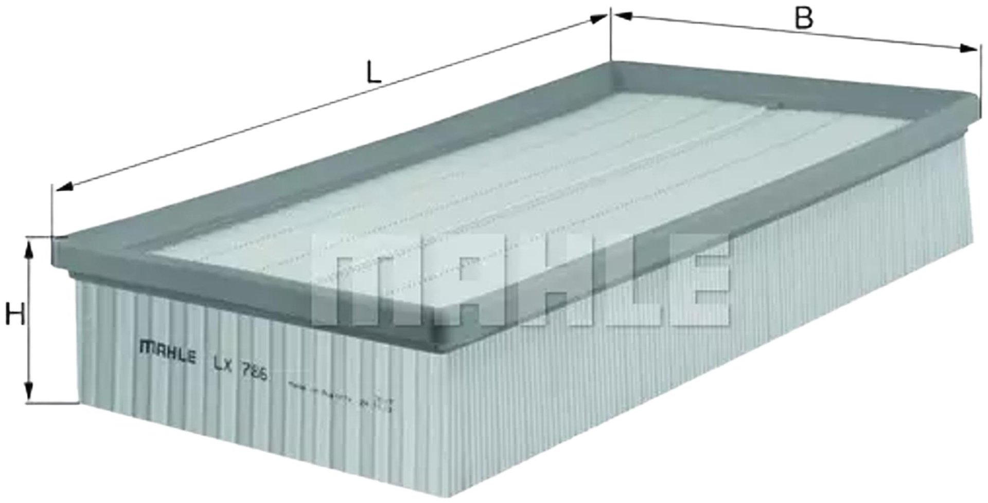 MAHLE воздушный фильтр LX786 купить,NaN