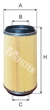 MFILTER Воздушный Фильтр A1074 купить,NaN