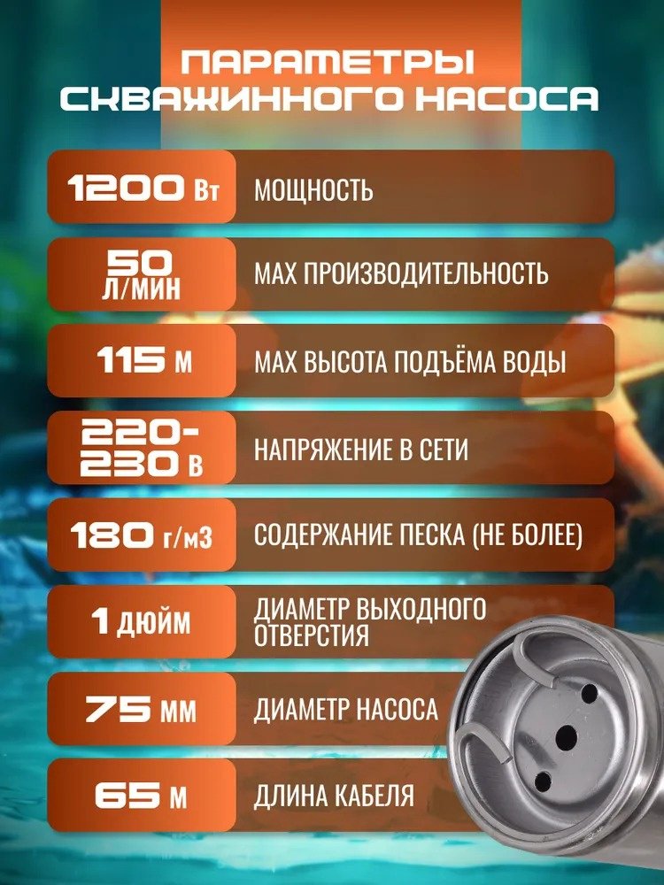 Насос погружной ВИХРЬ СН-115