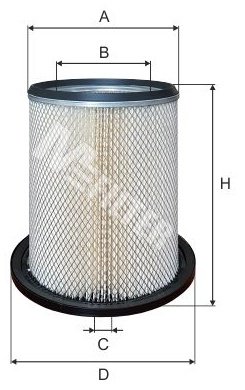MFILTER Воздушный Фильтр A858 купить,NaN