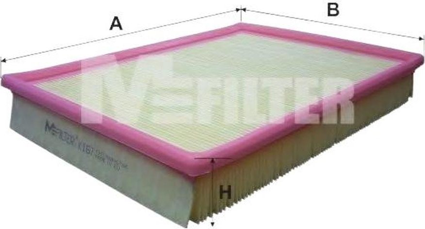 MFilter воздушный фильтр K 167 купить,NaN
