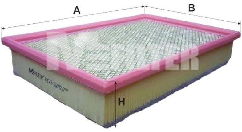 MFilter воздушный фильтр K 273 купить,NaN