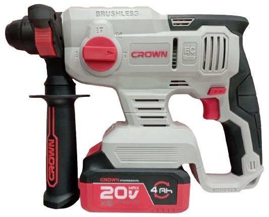 Перфоратор CROWN CT28010HXS-4 BMC 1.7 Дж, SDS-Plus