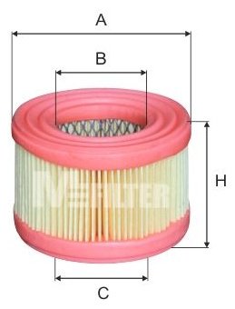 MFILTER Воздушный Фильтр A1048 купить,NaN