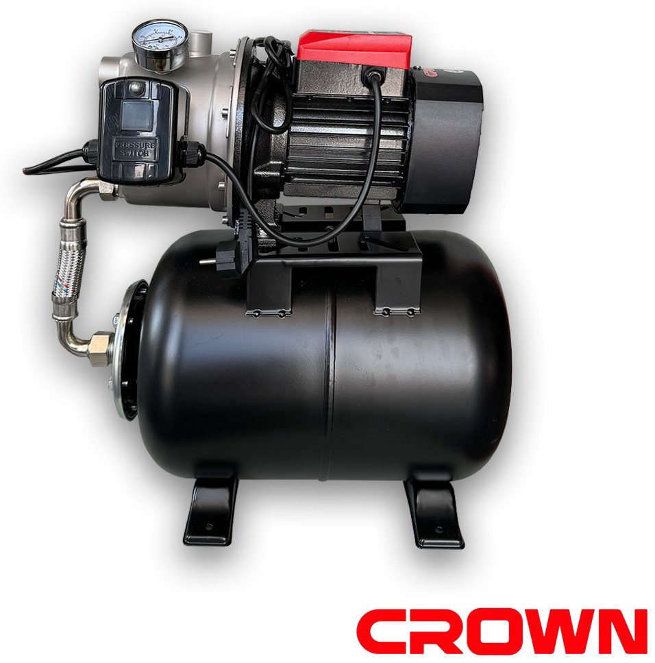 Насос поверхностный насосная станция центробежный CROWN ct35115