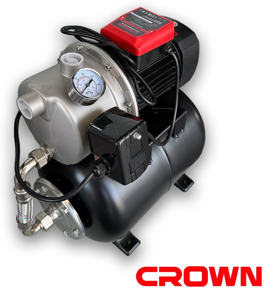 Насос поверхностный насосная станция центробежный CROWN ct35115