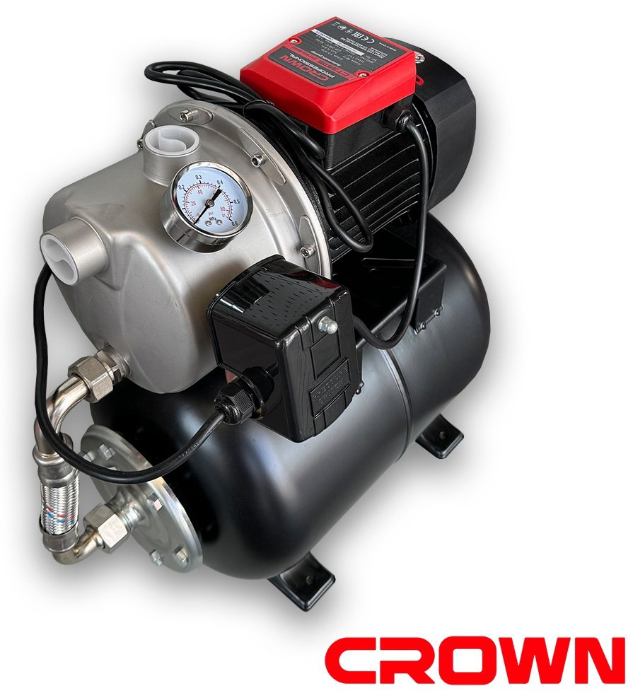 Насос поверхностный насосная станция центробежный CROWN ct35115 купить,NaN