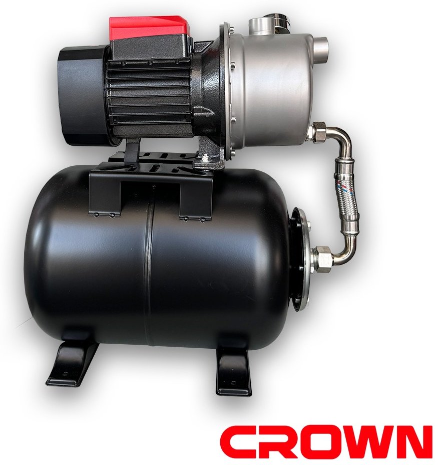 Насос поверхностный насосная станция центробежный CROWN ct35115