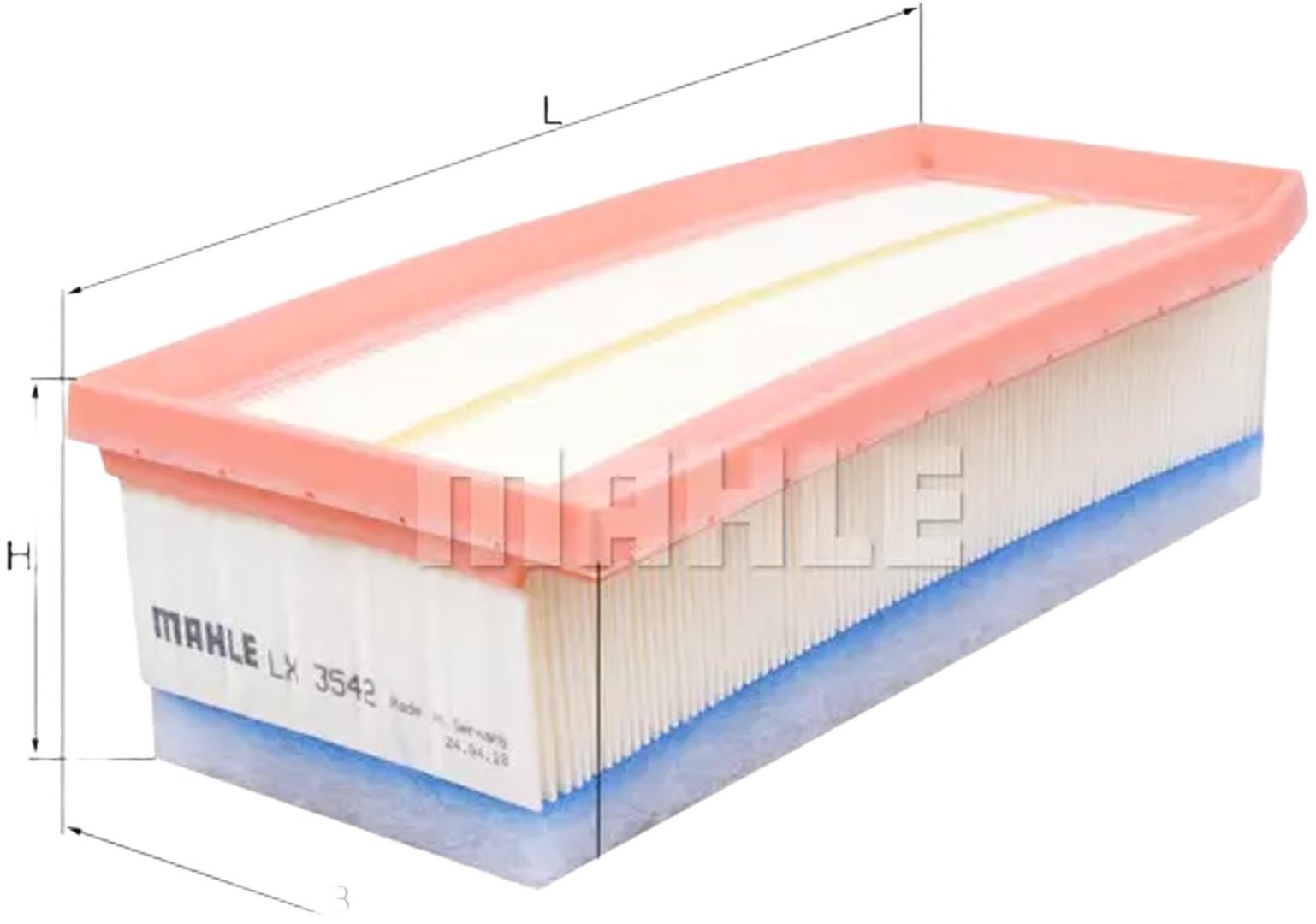 MAHLE воздушный фильтр LX3542 купить,NaN