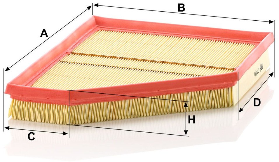 MANN-FILTER воздушный фильтр C 3090/1