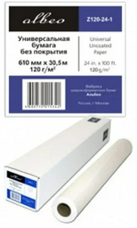 Albeo Z120-24-1 бумага, A1, 1 шт, глянцевое покрытие
