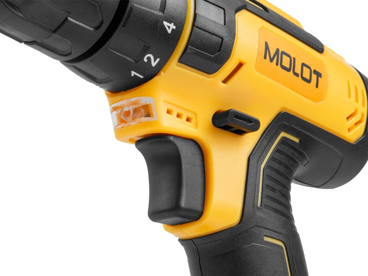 MOLOT дрель-шуруповерт MBD 1215-1 DLi (1335613) 12 В купить,NaN