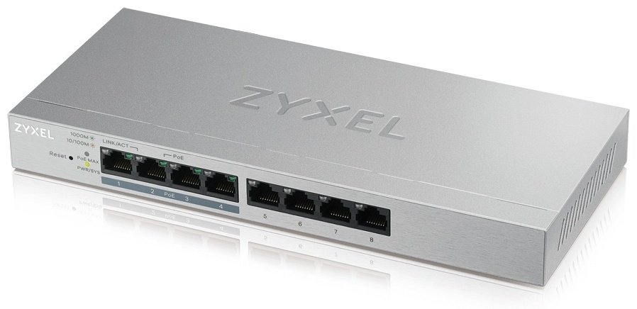 ZyXEL GS1200-8HP v2 серебристый