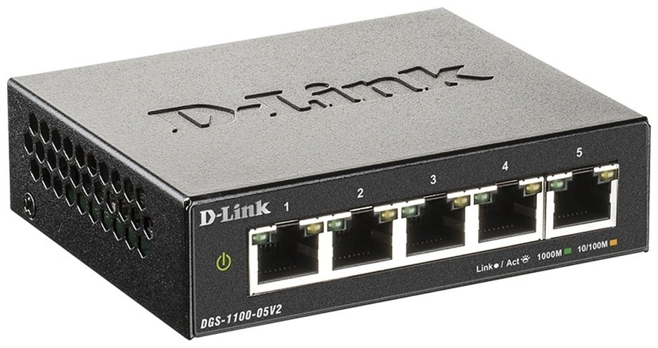 D-Link DGS-1100-05V2/A1A черный - ForteMarket D-Link DGS-1100-05V2/A1A черный купить,0