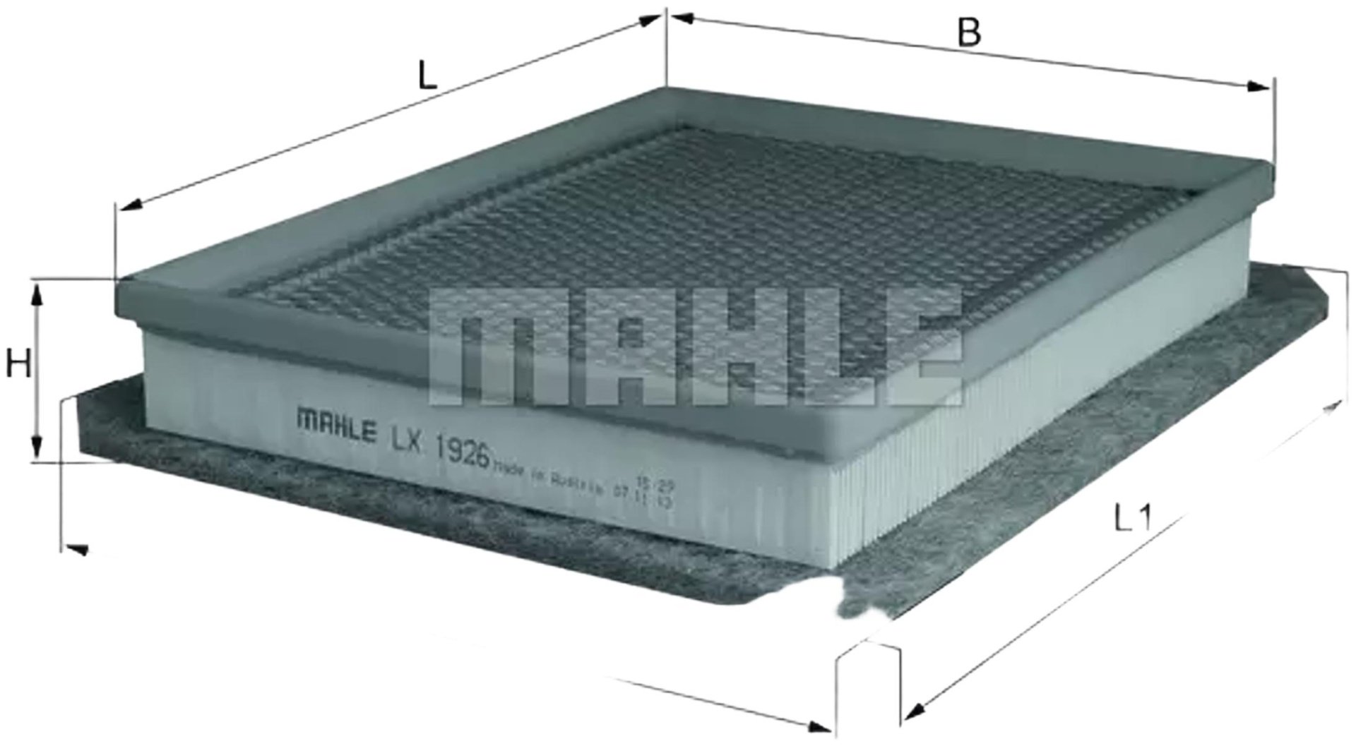 MAHLE воздушный фильтр LX1926 - ForteMarket MAHLE воздушный фильтр LX1926 купить,NaN