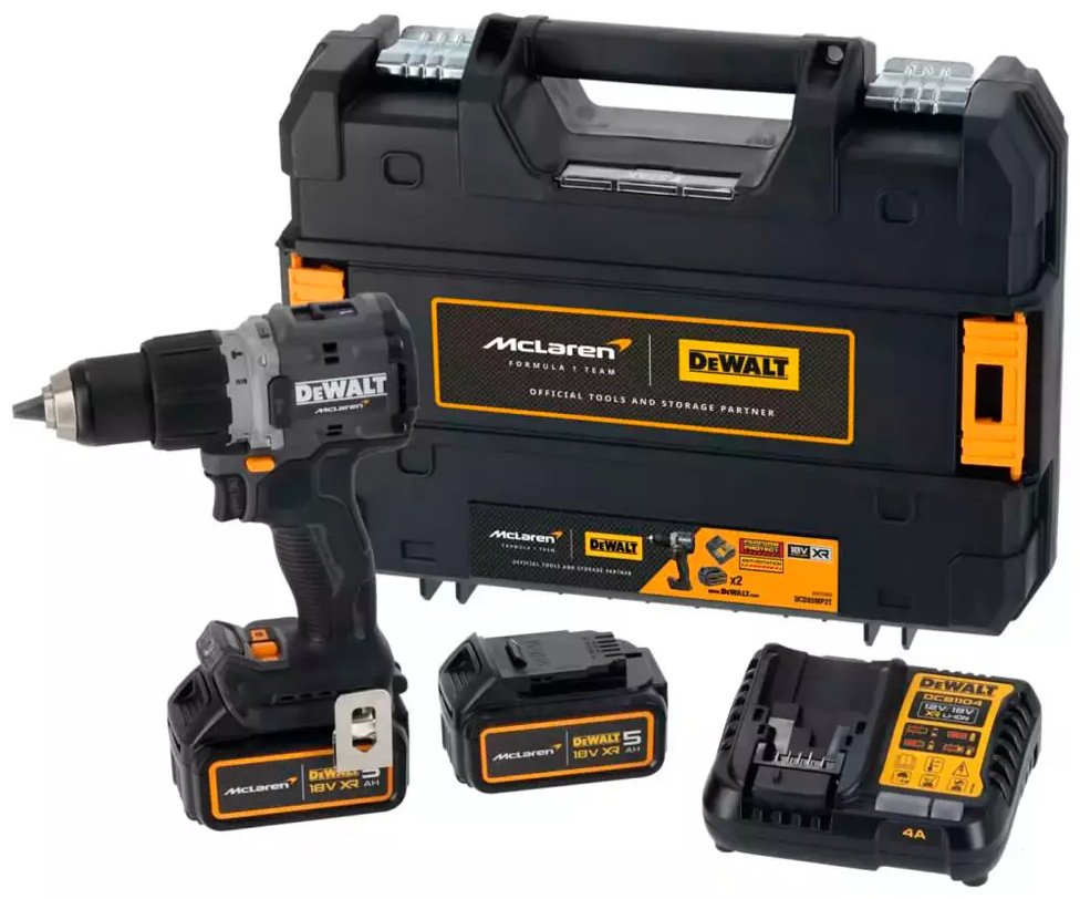 DeWALT McLaren дрель-шуруповерт DCD85MP2T-QW 18 В