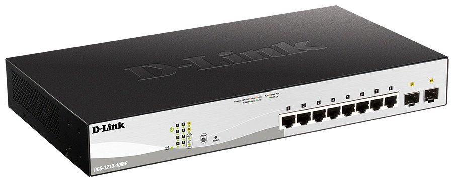 Коммутатор D-link DGS-1210-10MP/FL2A
