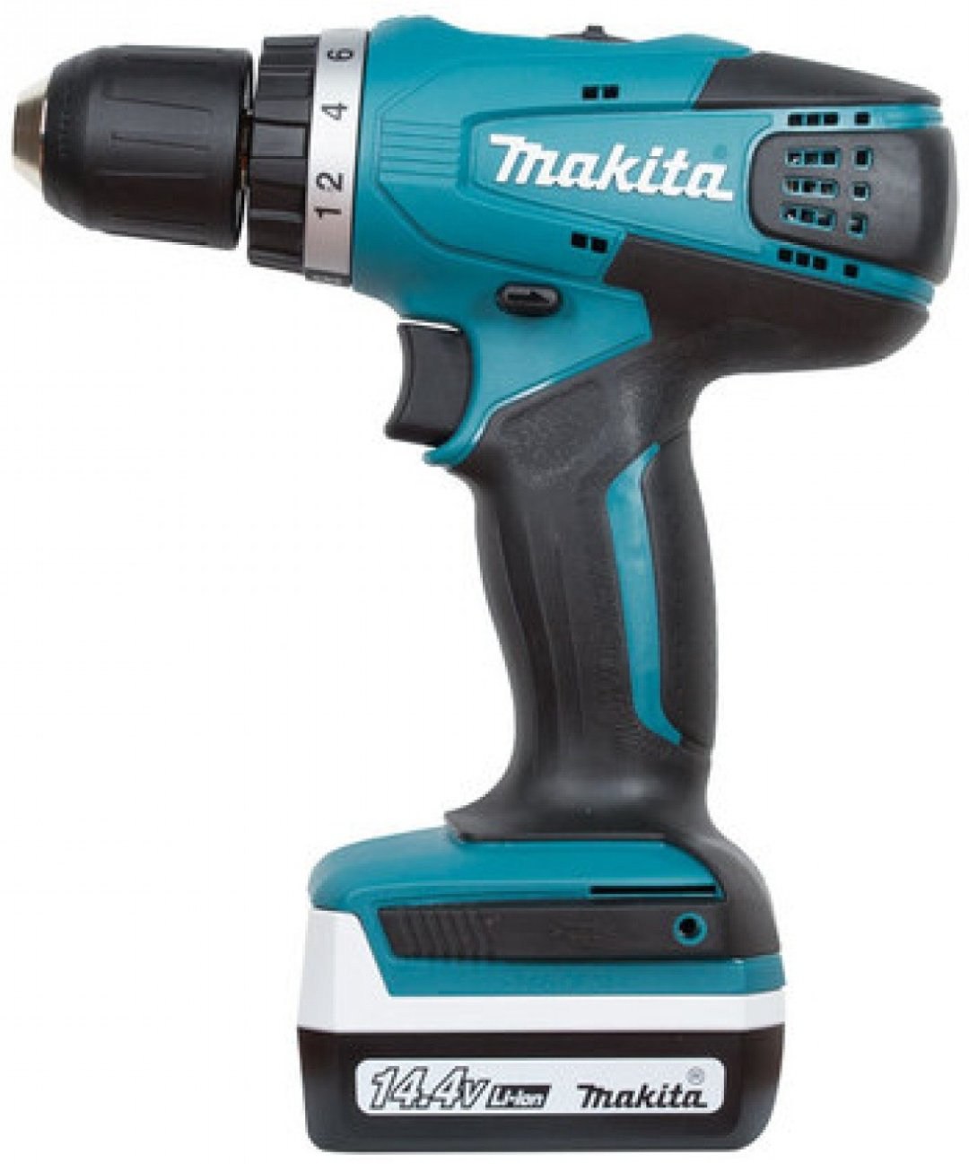 Makita дрель-шуруповерт DF347DWE 1.5 Ач (кейс, зарядное устройство, два аккумулятора) 14.4 В купить,NaN