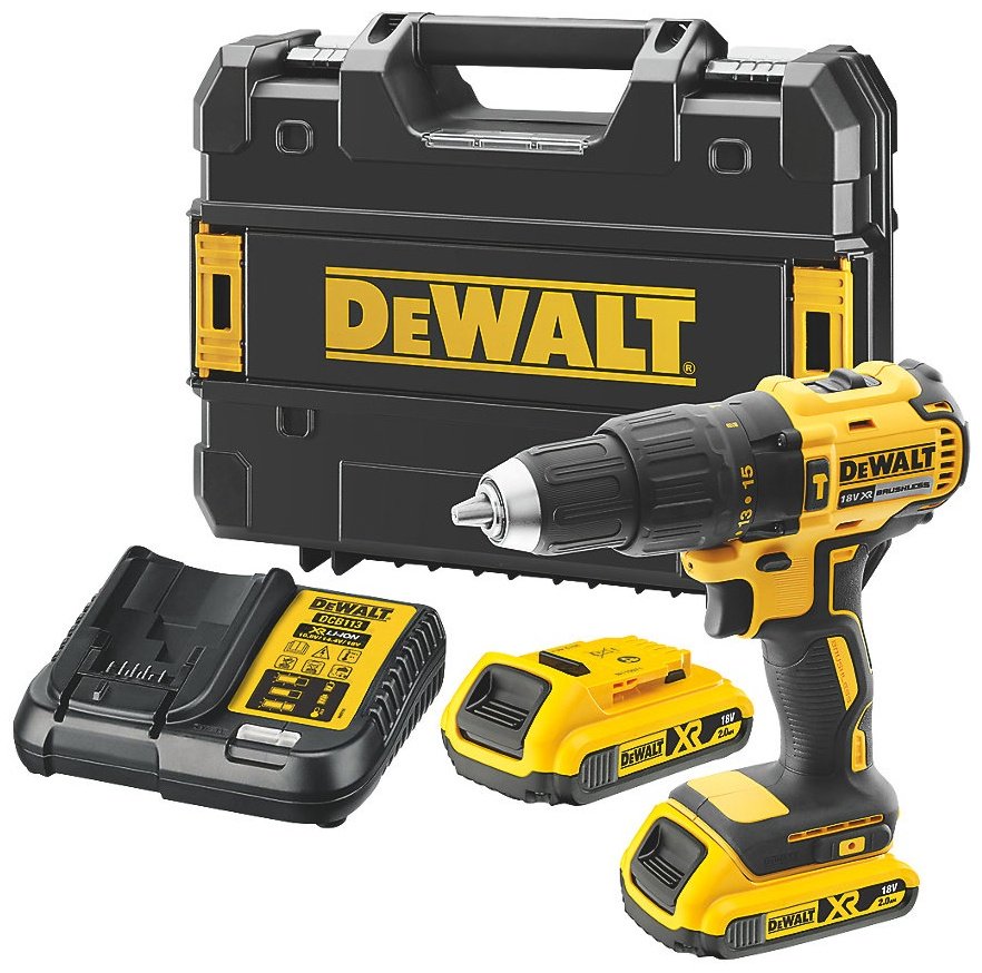 DeWALT дрель DCD778D2T 18 В