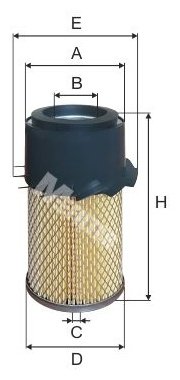 MFILTER Воздушный Фильтр A1008 купить,NaN