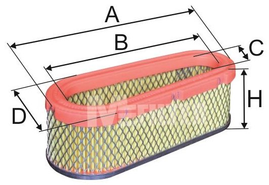 MFILTER Воздушный Фильтр A1050 купить,NaN