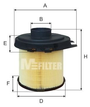 MFILTER Воздушный Фильтр A881 купить,NaN