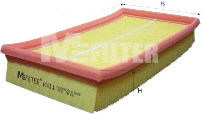 MFilter воздушный фильтр K 411 купить,NaN