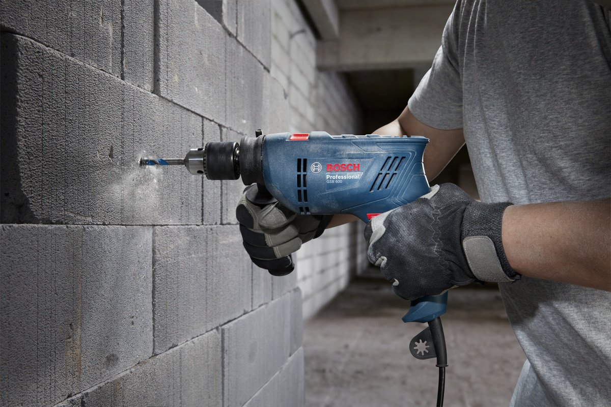 Ударная дрель Bosch Professional GSB 600, 06011A0320 - ForteMarket Ударная дрель Bosch Professional GSB 600, 06011A0320 купить,24500