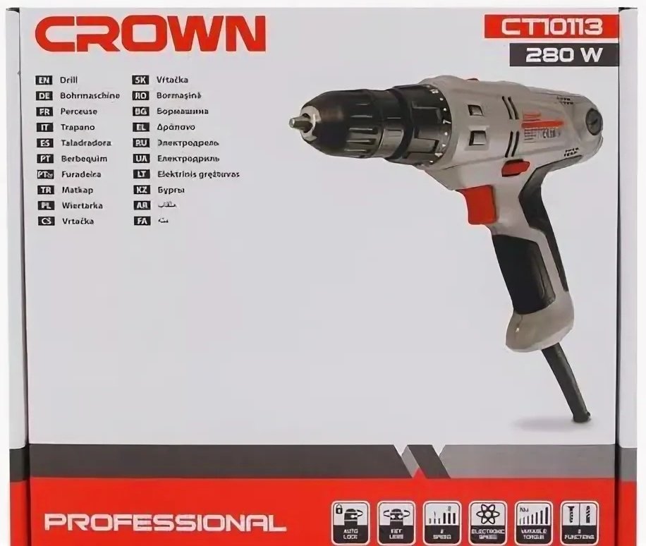CROWN шуруповерт CT10113 - ForteMarket CROWN шуруповерт CT10113 купить,0