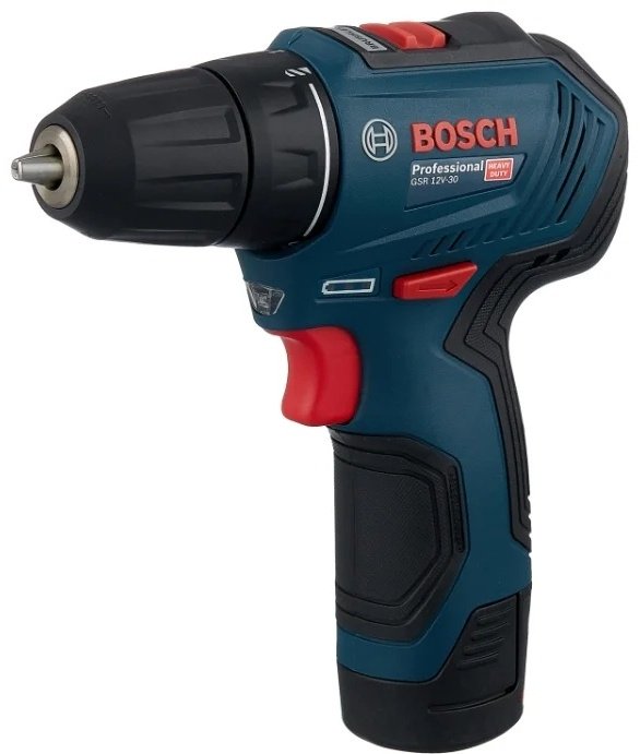 Аккумуляторный шуруповерт Bosch Professional GSR 12V-30, 0601B9000