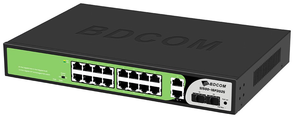 Коммутатор BDCOM S1500-16P2G2S - ForteMarket Коммутатор BDCOM S1500-16P2G2S купить,0