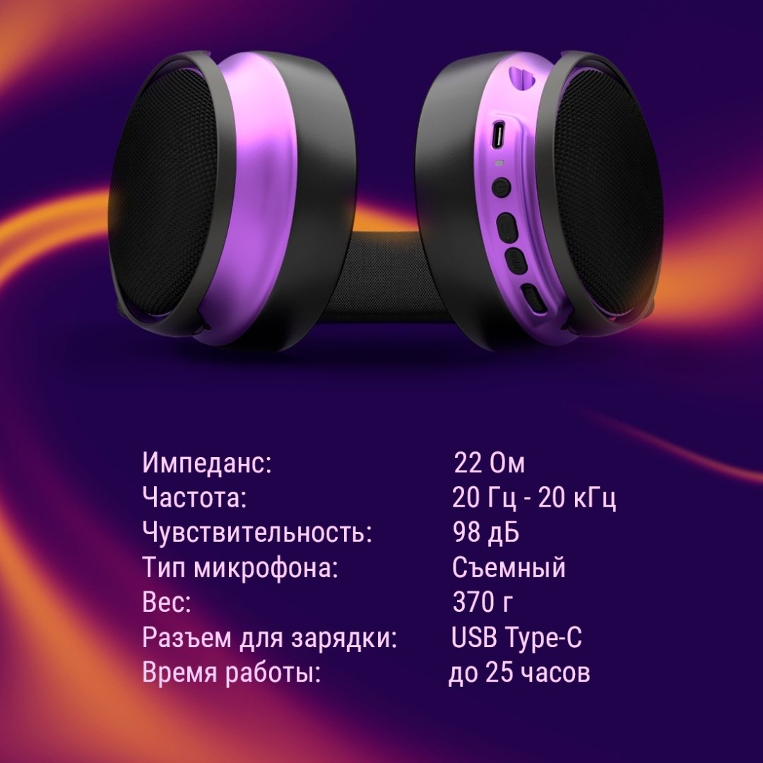 Наушники DARK PROJECT Headset SONO Wireless черный