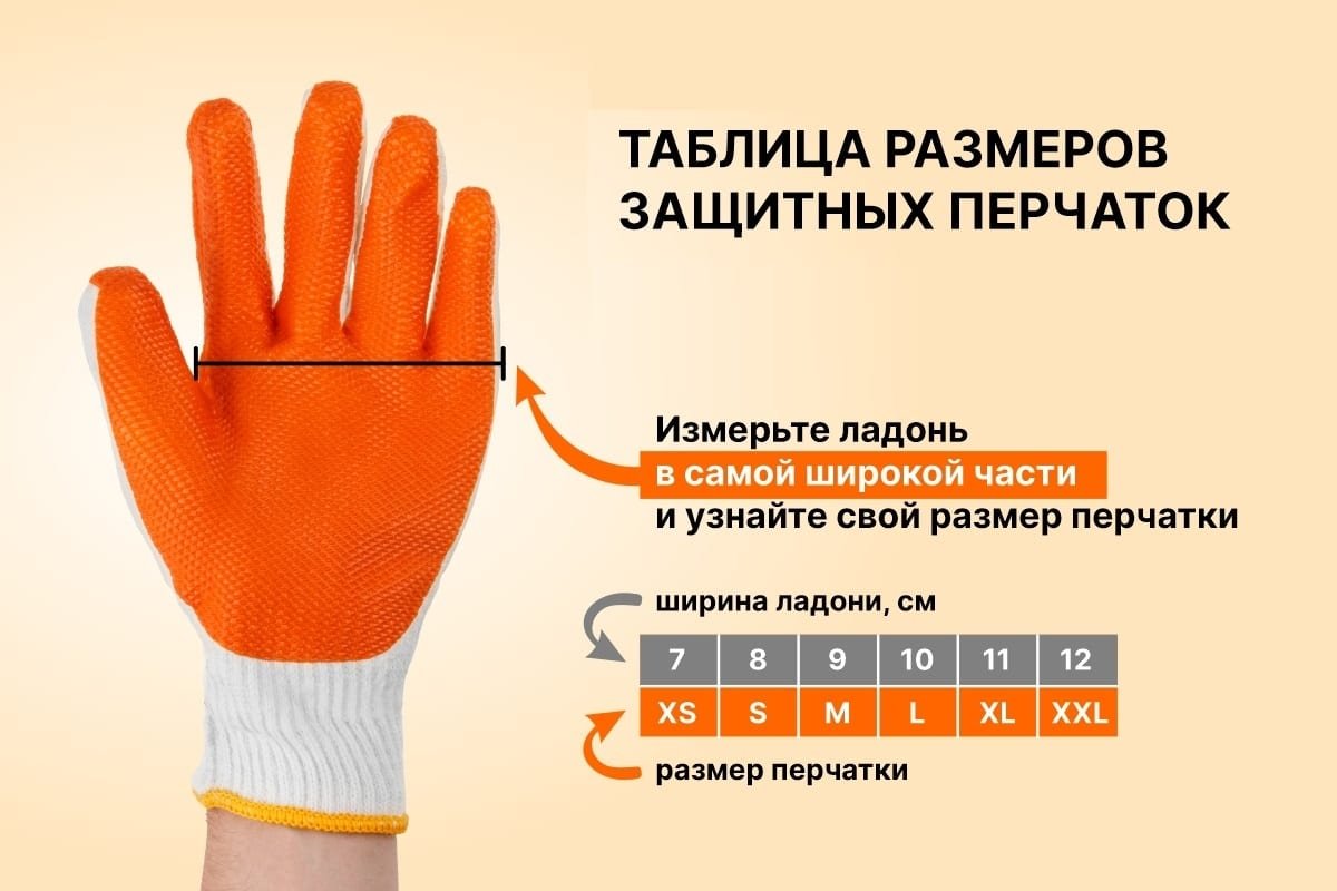 Startul Перчатки нейлоновые с нитриловым покрытием размер 10 ST7104-10
