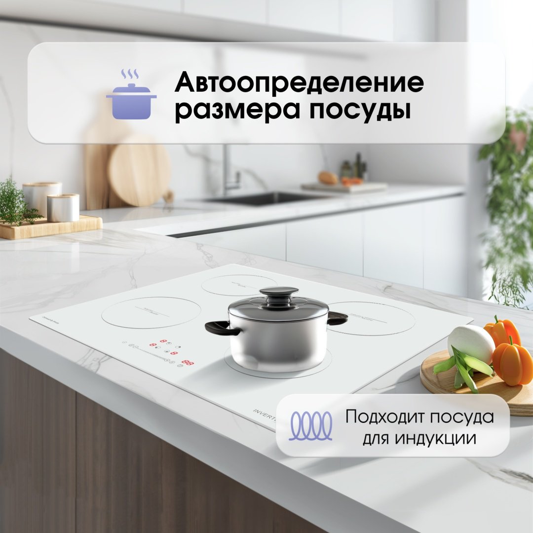 Варочная поверхность Zigmund &amp; Shtain CI 30.6 W белый купить,0