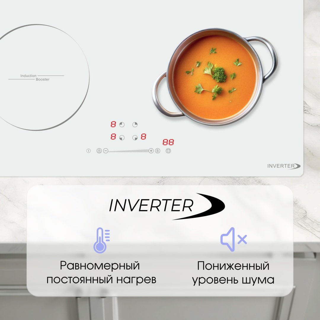 Варочная поверхность Zigmund &amp; Shtain CI 30.6 W белый купить,0