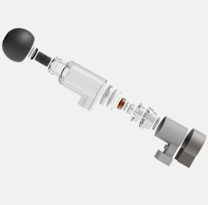 Наушники MOONDROP Quarks Mic серебристый купить,7990