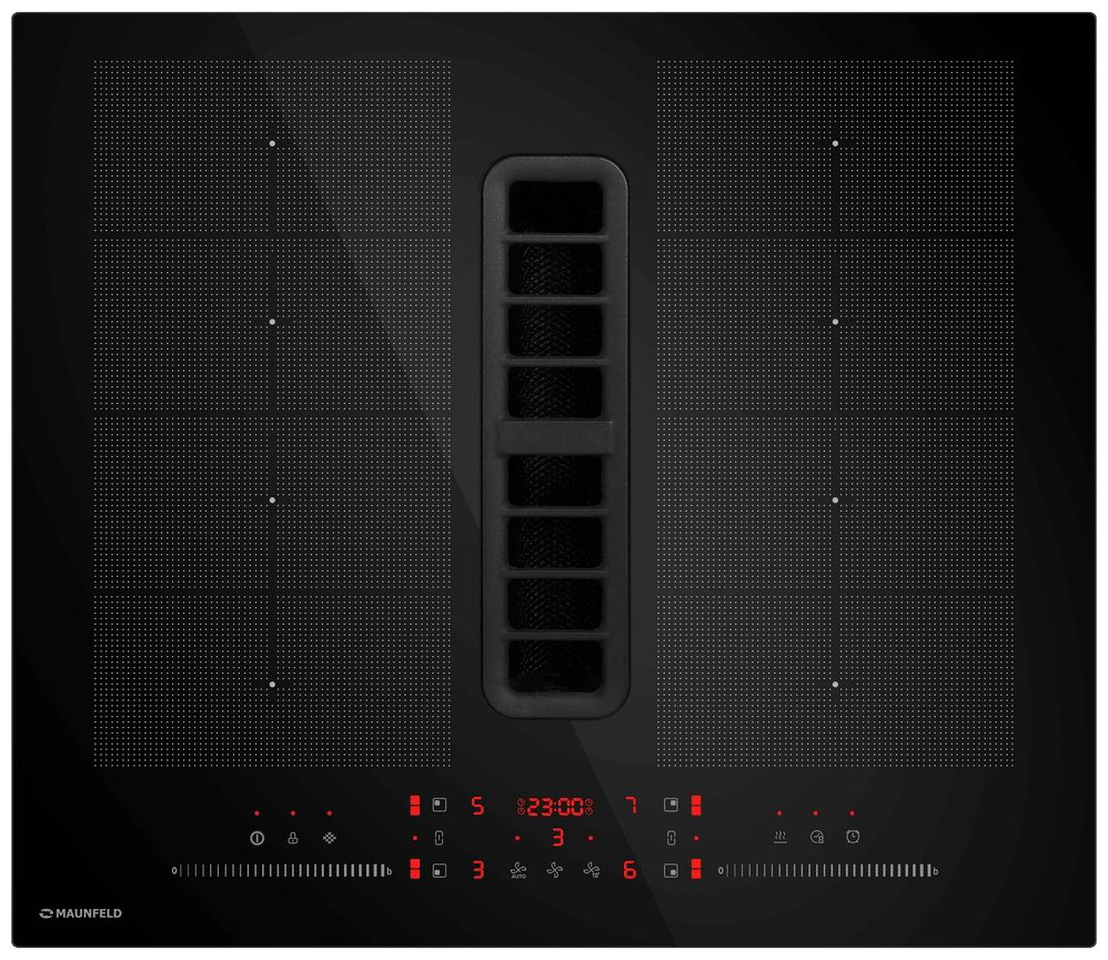 Варочная поверхность MAUNFELD MIHC604SF2BK черный купить,NaN