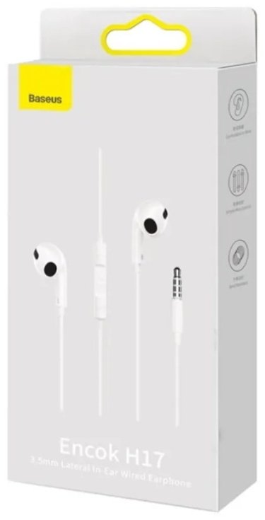 Наушники Baseus Encok H17 NGCR020002 белый купить,NaN