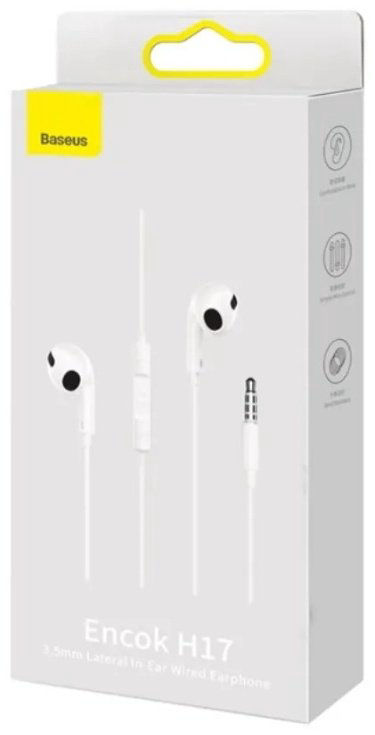 Наушники Baseus Encok H17 NGCR020002 белый купить,NaN