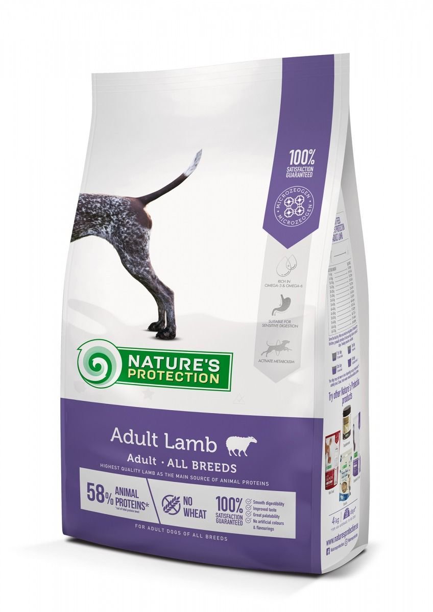 Сухой корм Nature's Protection Adult с ягненком 18кг