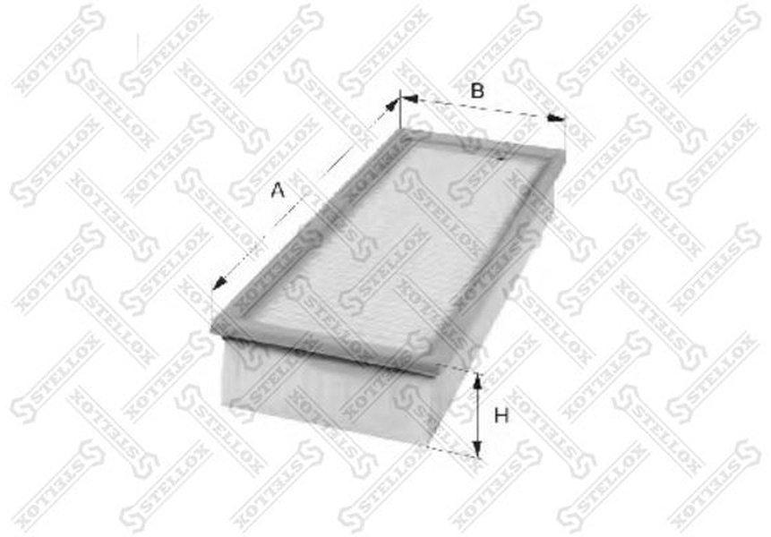 Stellox воздушный фильтр 71-00541-SX купить,NaN