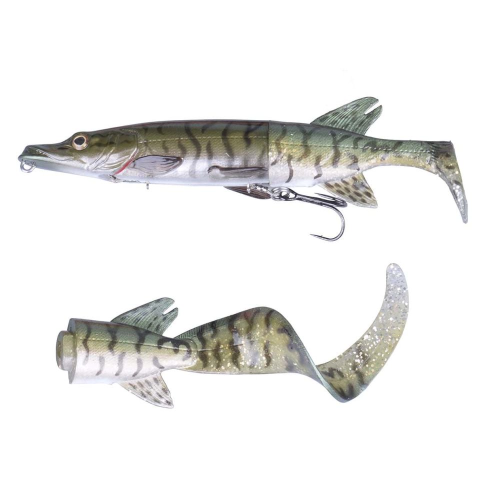Воблер Savage Gear 3D Hybrid Pike 250мм 130гр SS 07-Green Silver Pike купить,NaN