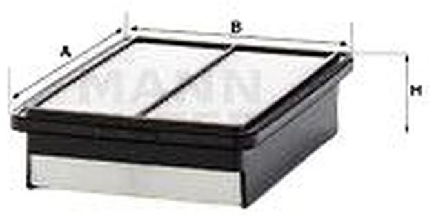 MANN-FILTER воздушный фильтр C 24054