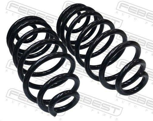 FEBEST пружина задней подвески 10115-001R купить,NaN